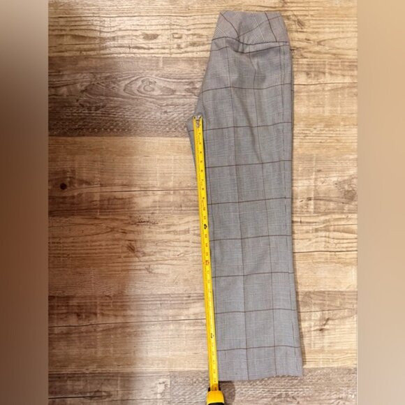 J. McLaughlin Multicolor Wool Lined Plaid Trouser Pants Size 8 - Picture 8 of 8